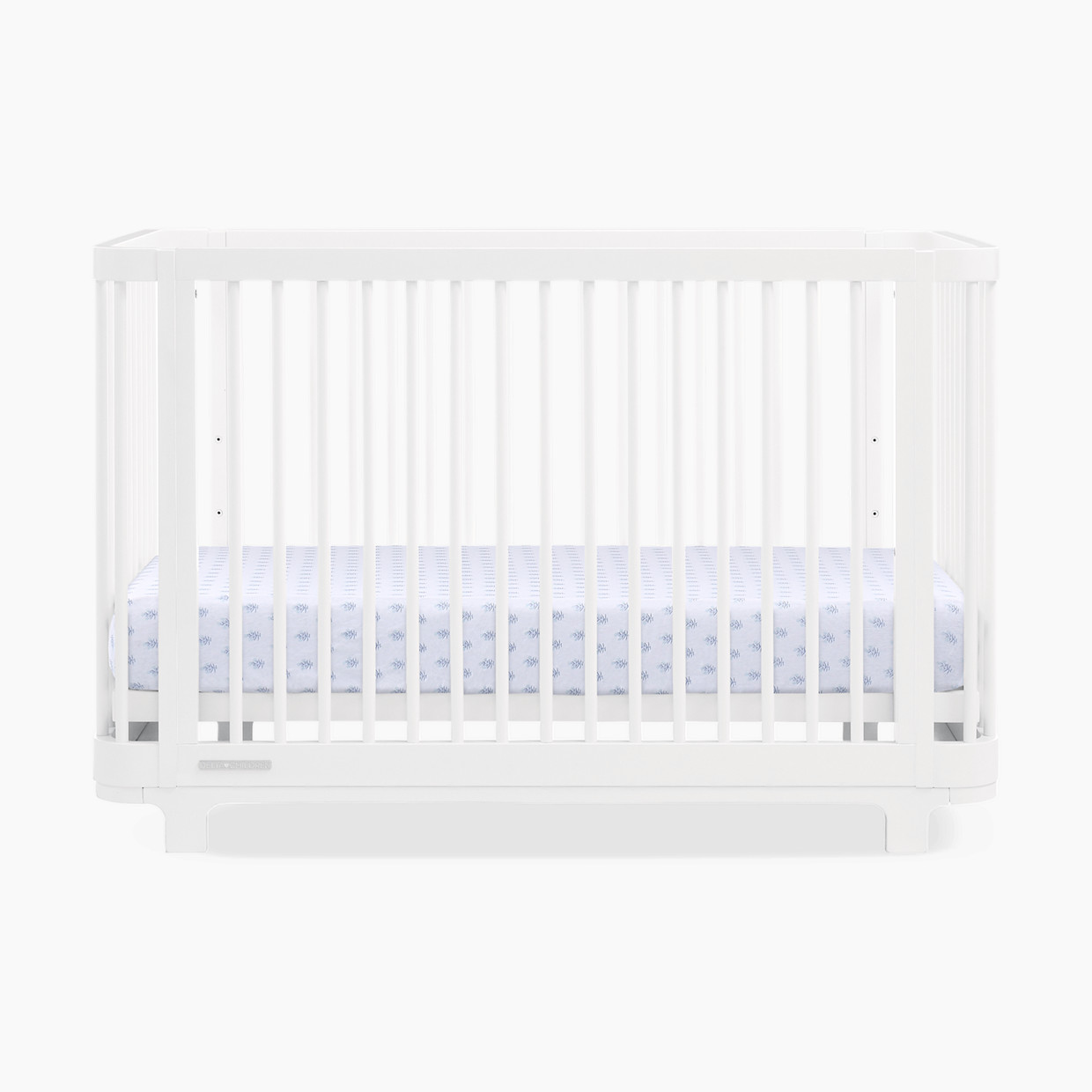 Delta Children Nest 4-in-1 Convertible Crib - Bianca White.