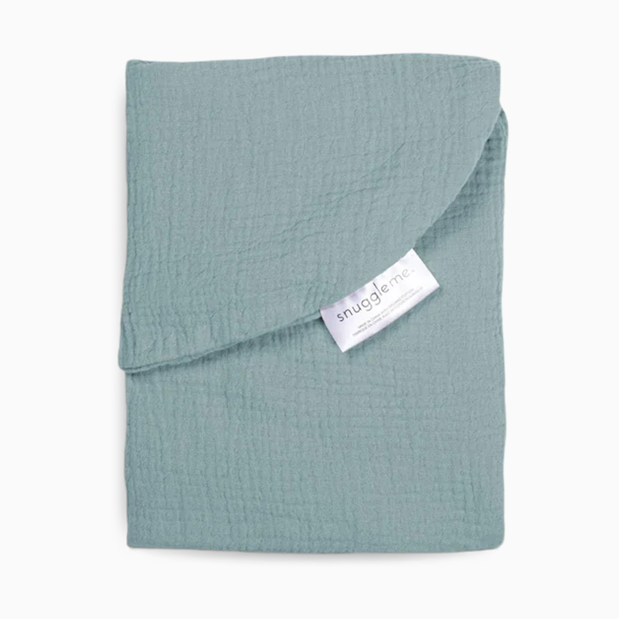 Snuggle Me Organic Infant Lounger Muslin Cover - Slate.