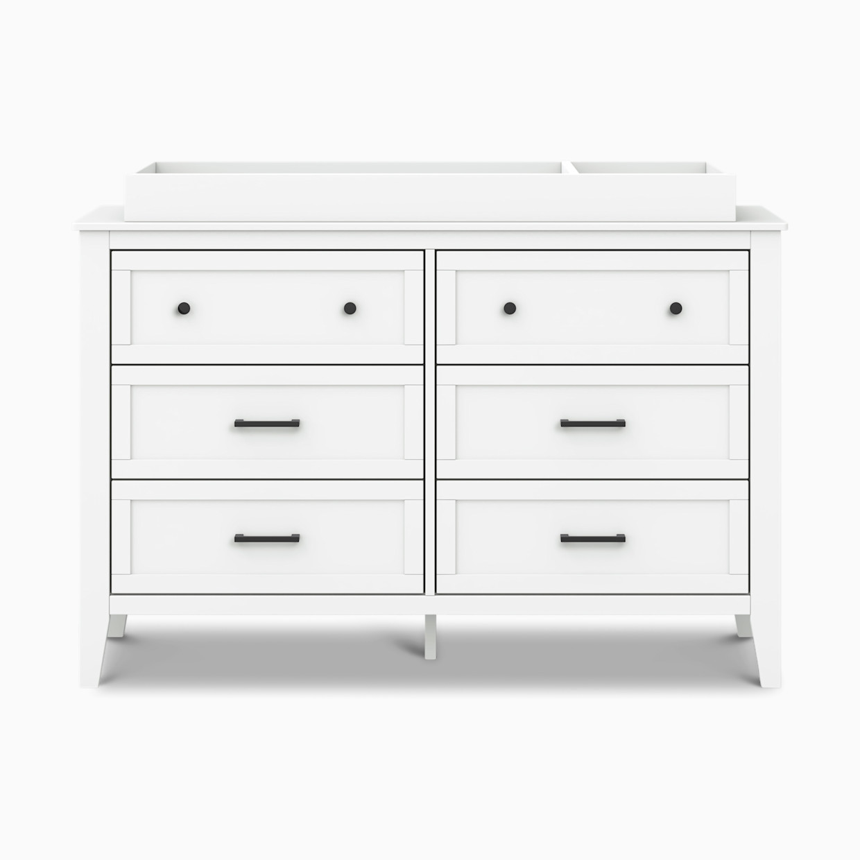 daVinci Beau 6-Drawer Dresser - White.