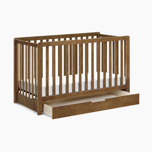 Carter's by DaVinci Colby 4-in-1 Convertible Crib with Trundle Drawer - Walnut.