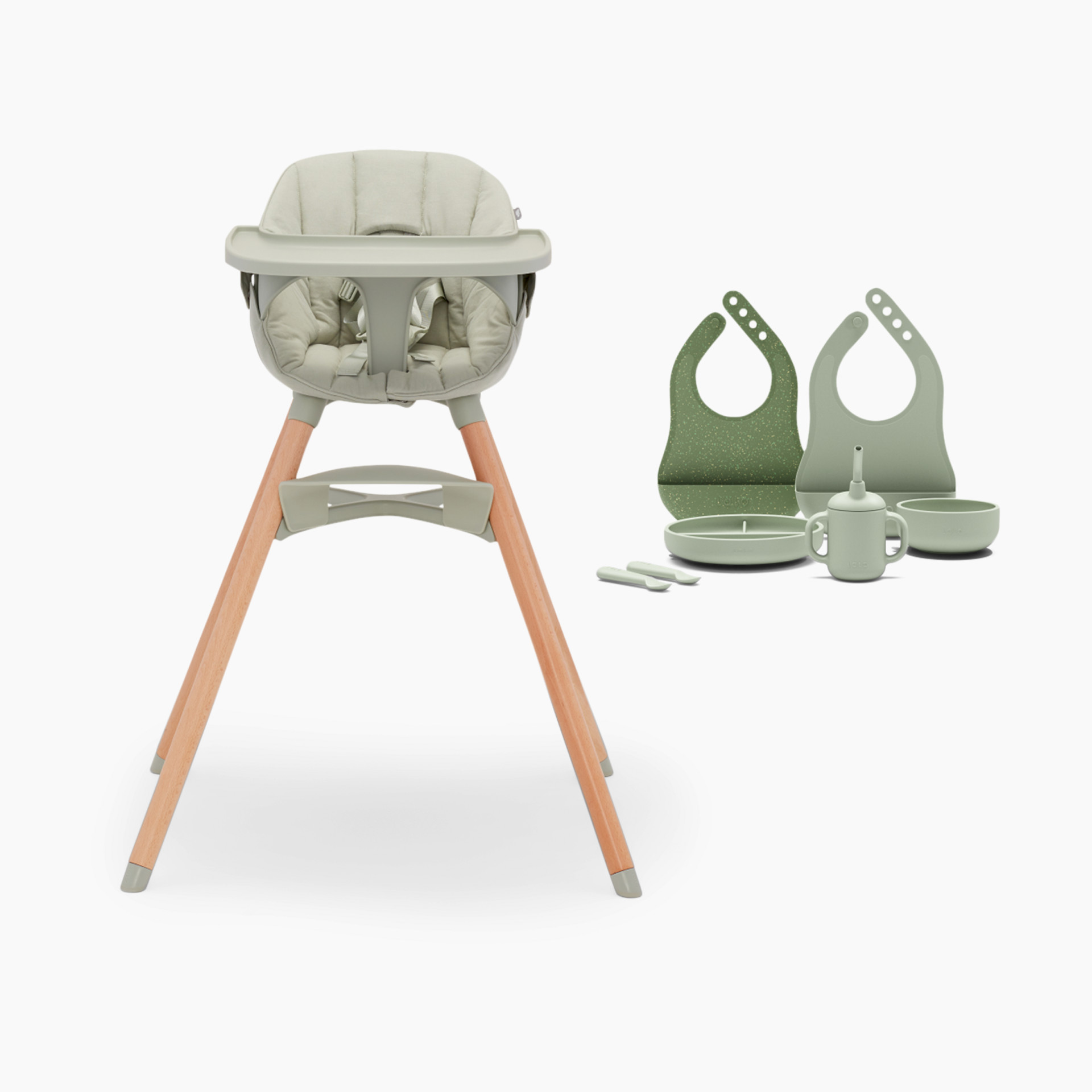 Lalo High Chair in Coconut