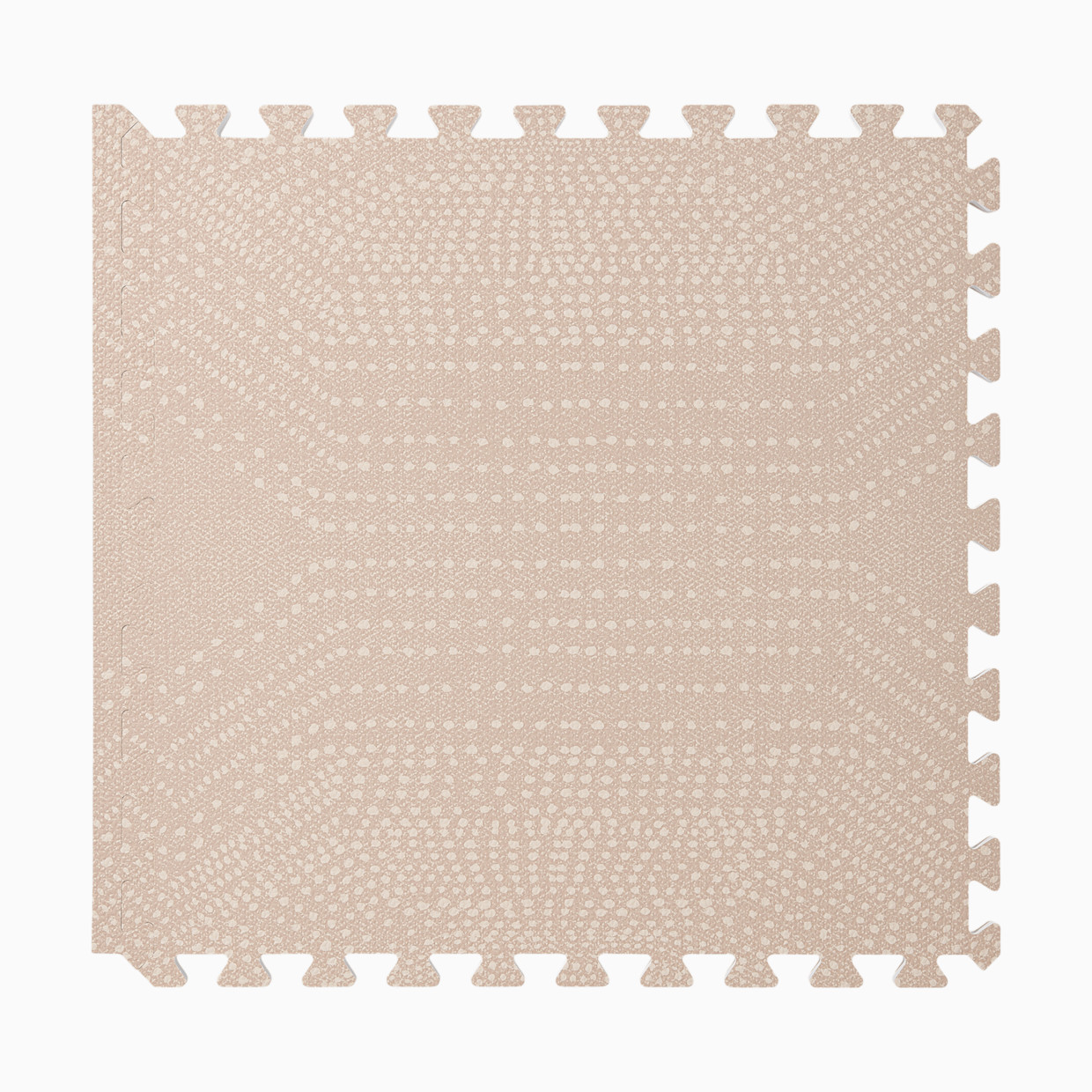 Toddlekind Haven Foam Play Mat | Deco Collection - Latte, 4X6.