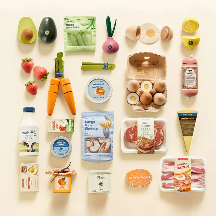Tiny Land Organic Play Food Collection.