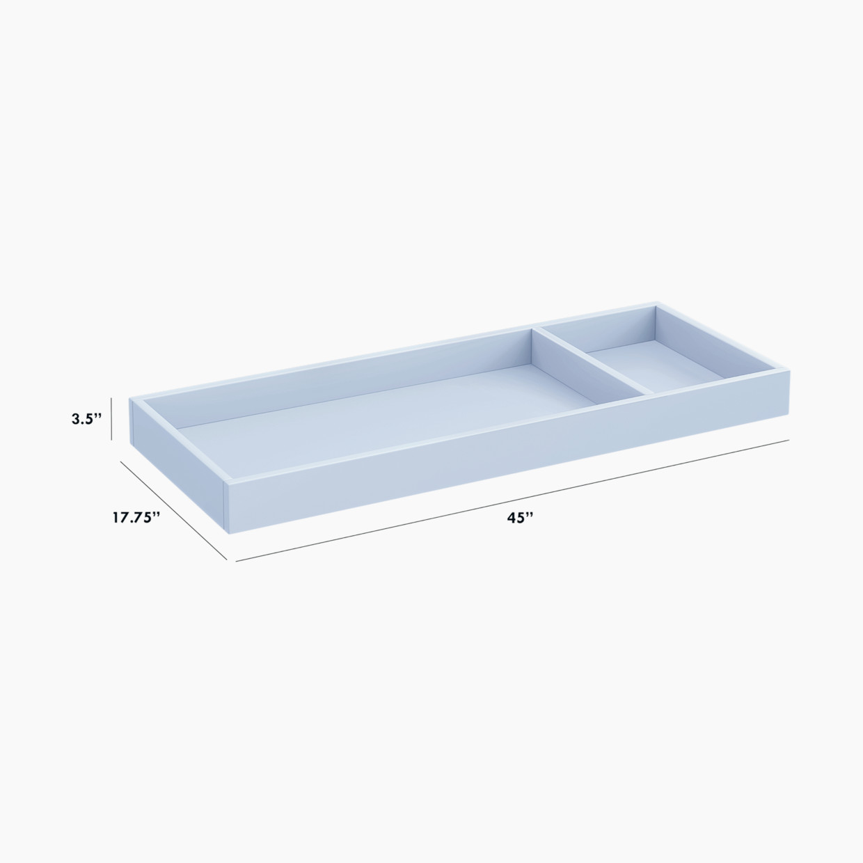 daVinci Universal Wide Removable Changing Tray - Powder Blue.