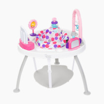 Smart Steps® 3-in-1 Bounce N' Play Activity Center Plus with STEM Learning Toys, Princess Pink