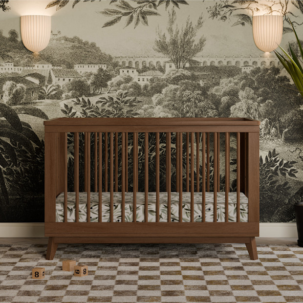 babyletto Scoot 3-in-1 Convertible Crib with Toddler Bed Conversion Kit.