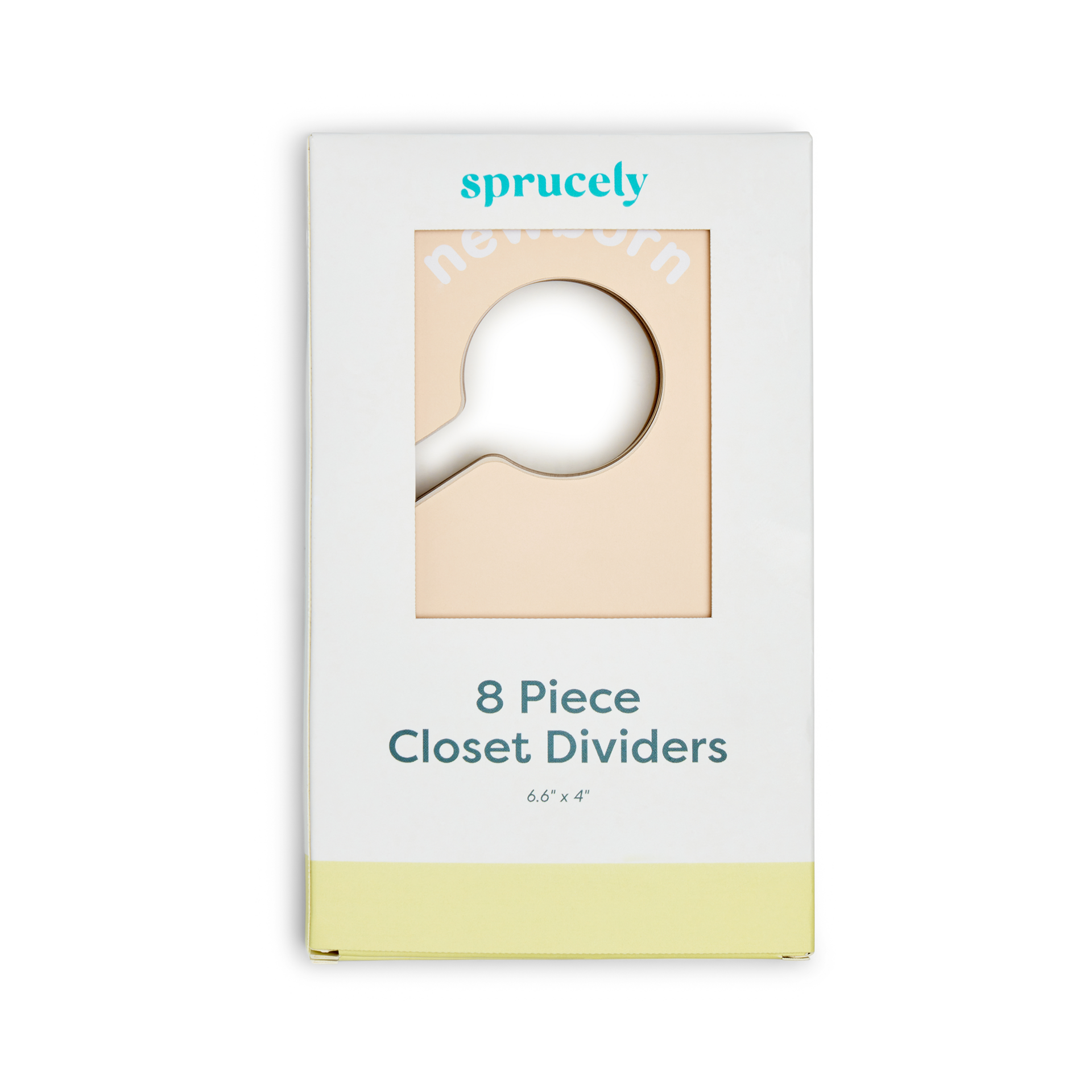 Sprucely 8 Piece Closet Dividers - Oat.