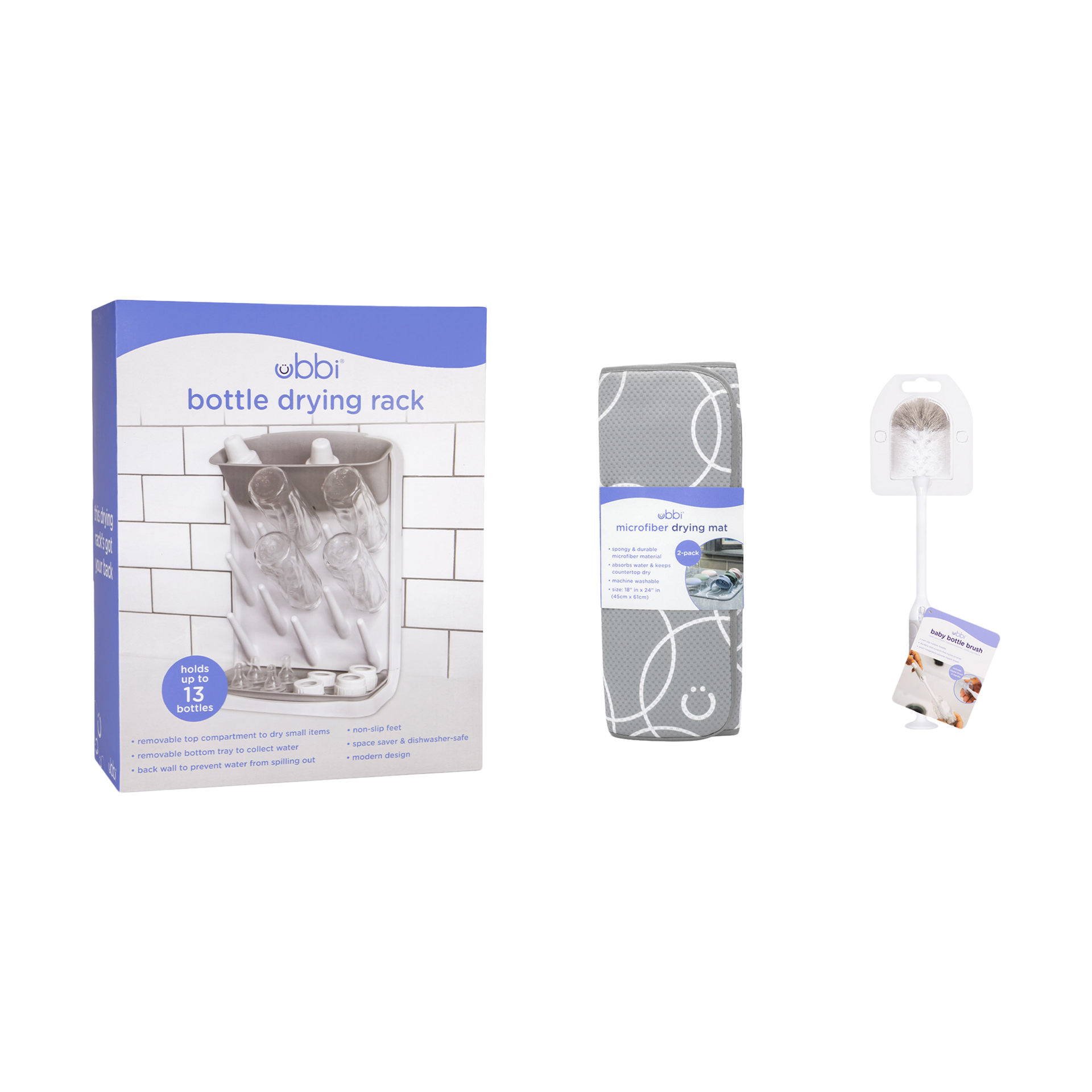 Ubbi Bottle Accessory Starter Bundle.