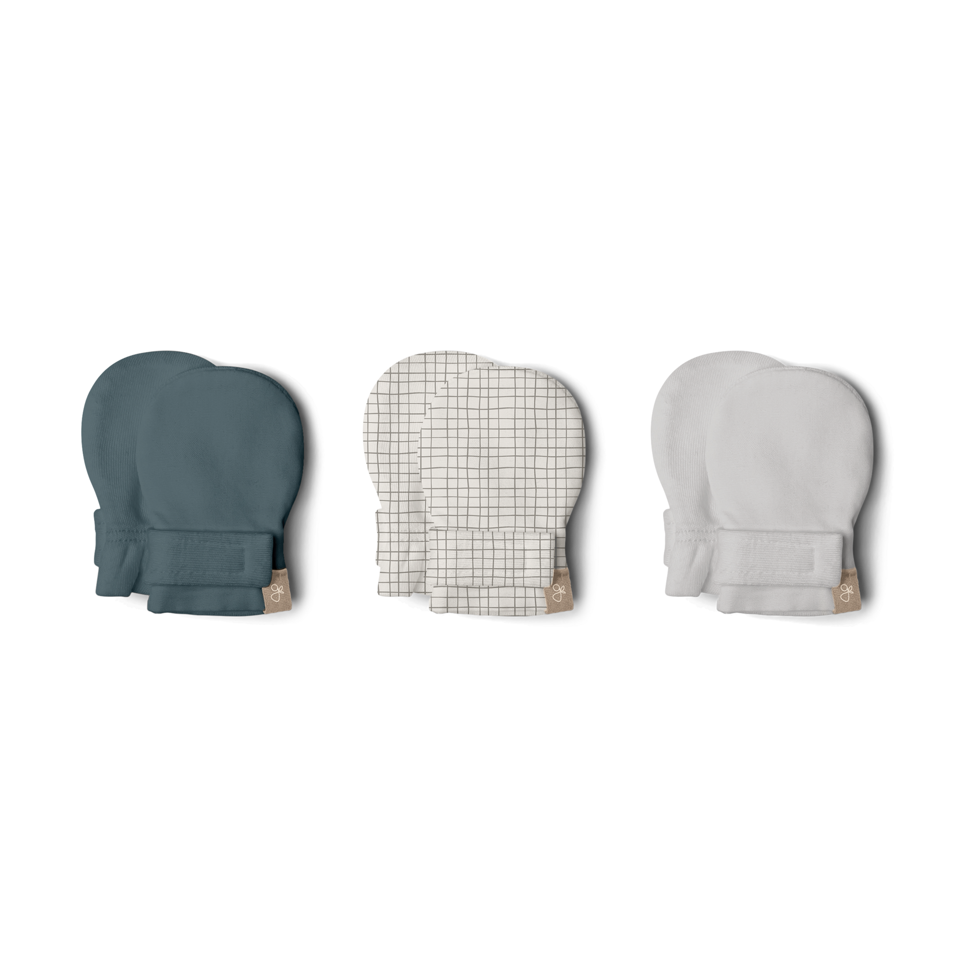 Goumi Kids Stay-On Baby Mitts (3 Pack).