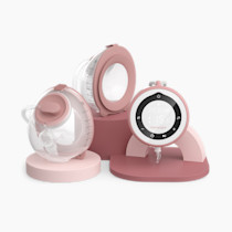 Momcozy Breast Pump V1 Pro Hospital-Grade, Hands-Free & Portable Wearable Pump, Upgraded Electric Pump with 3 Fine-Tuned Rhythms|15 Levels, Come with Leak-Proof DoubleFit Flange, Cozy Red.