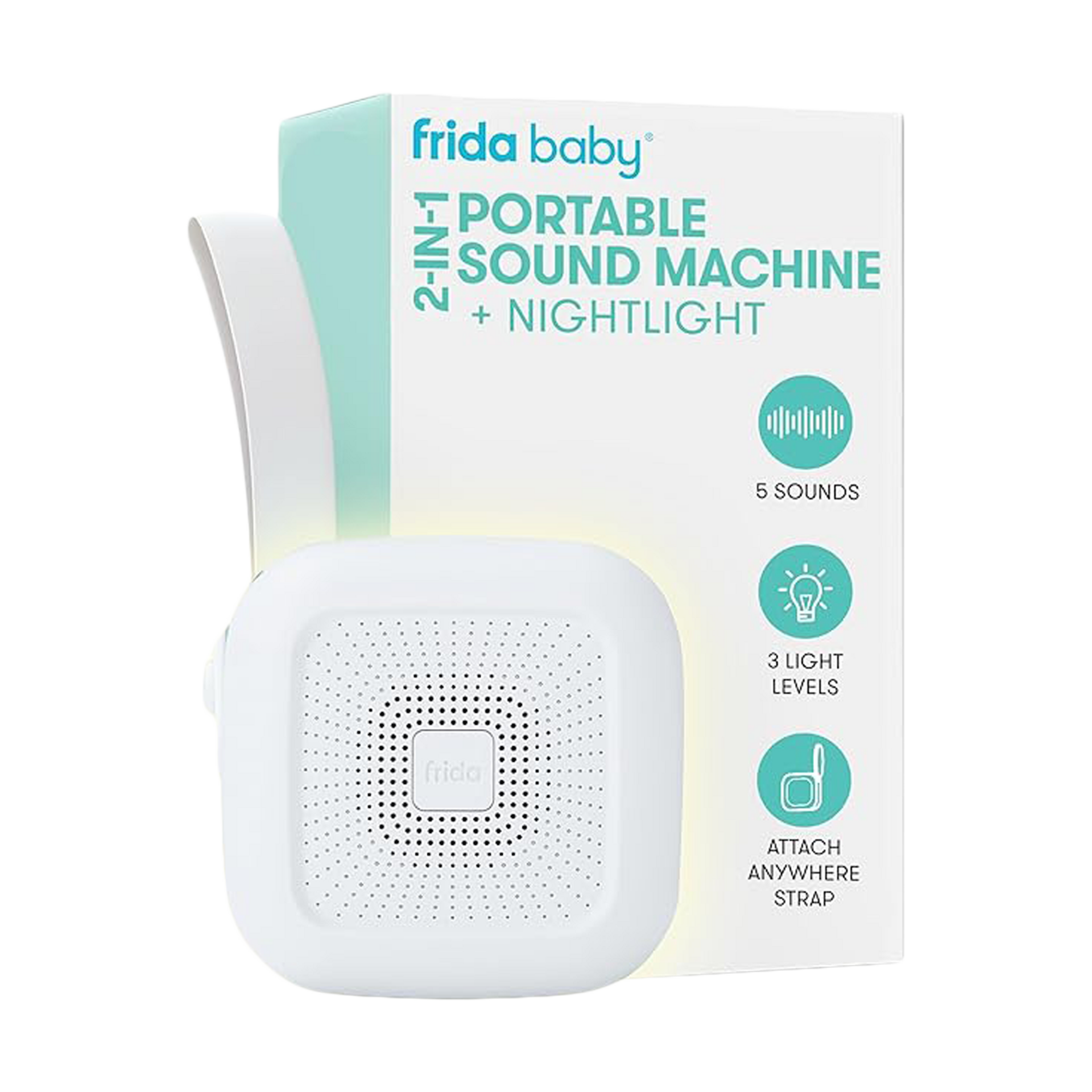 Frida Baby 2-in-1 Portable Sound Machine + Nightlight.