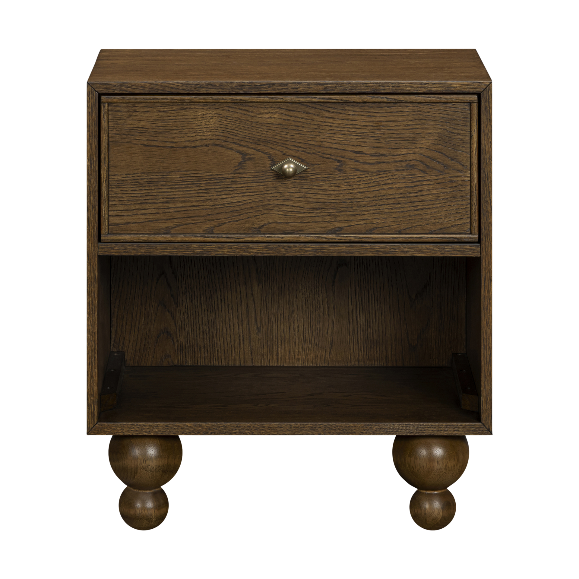 babyletto Astre Assembled Nightstand by Nate Berkus - Toffee.