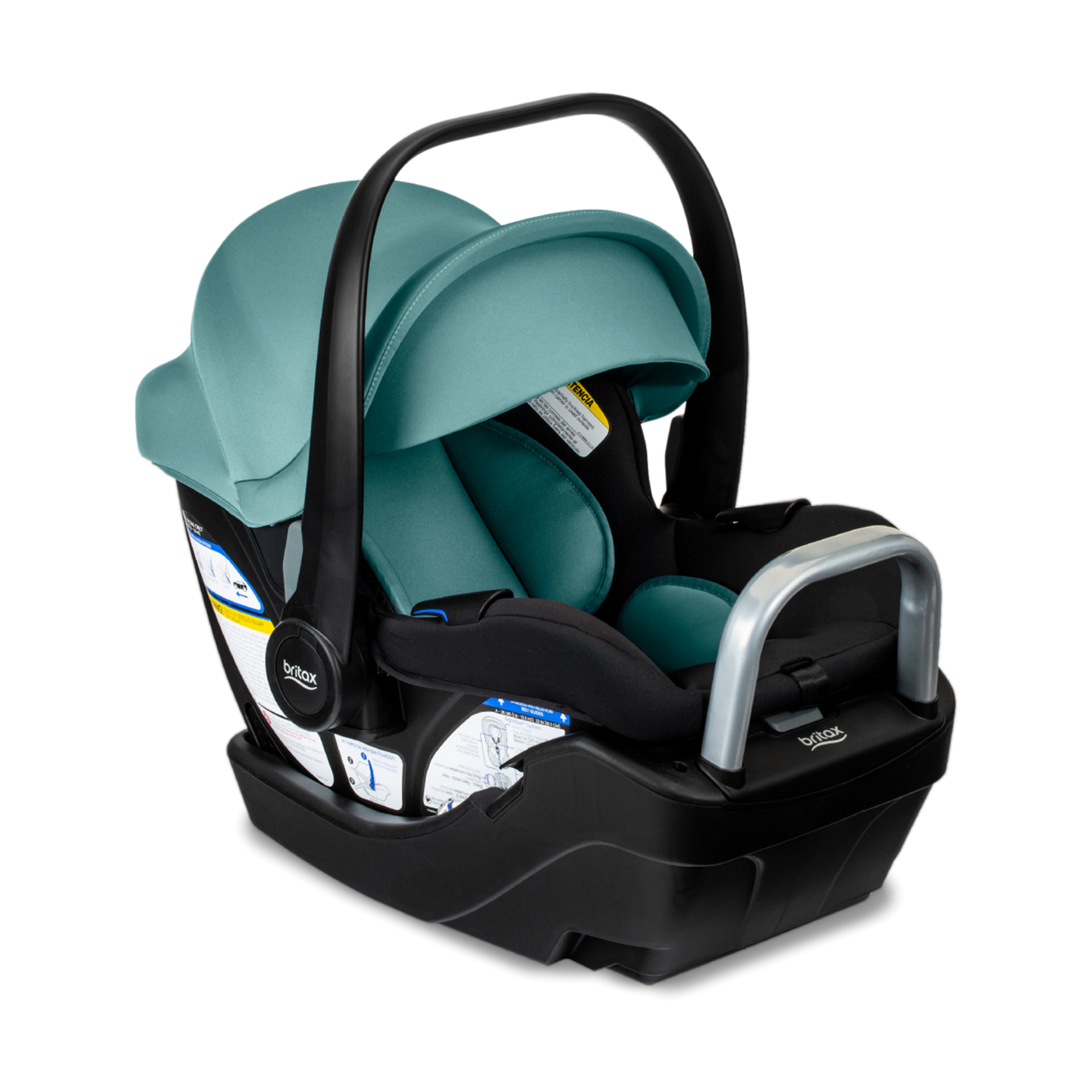Britax Willow S Infant Car Seat with Alpine Base - Jade Onyx.