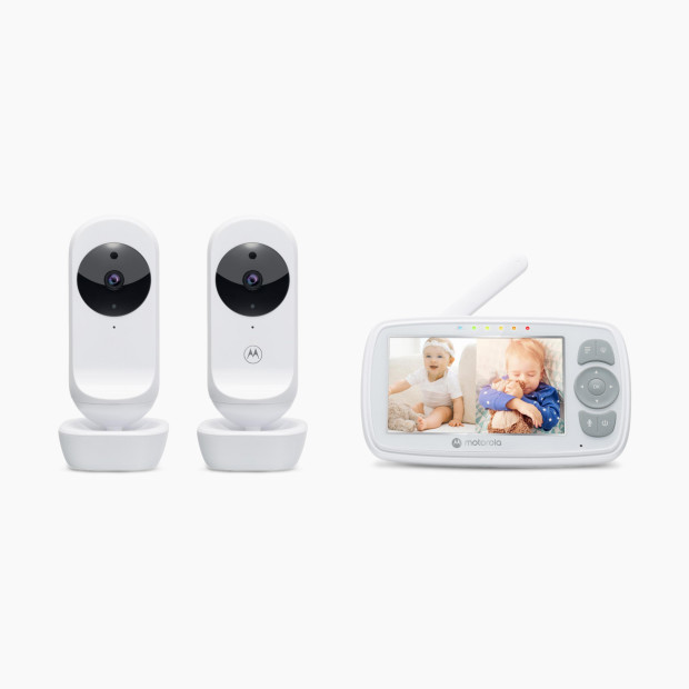 Motorola VM34 4.3" Manual Pan/Tilt Video Baby Monitor - 2 Camera Pack.