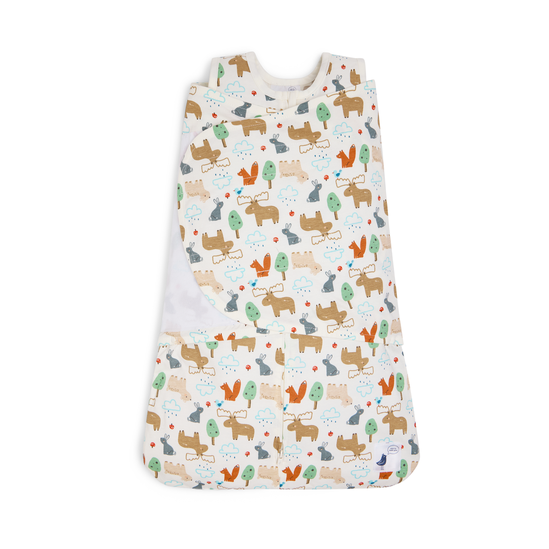 Small Story Organic Cotton Wearable Swaddle.