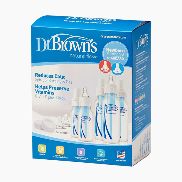 Dr. Brown's Natural Flow Original Newborn Bottle Gift Set.
