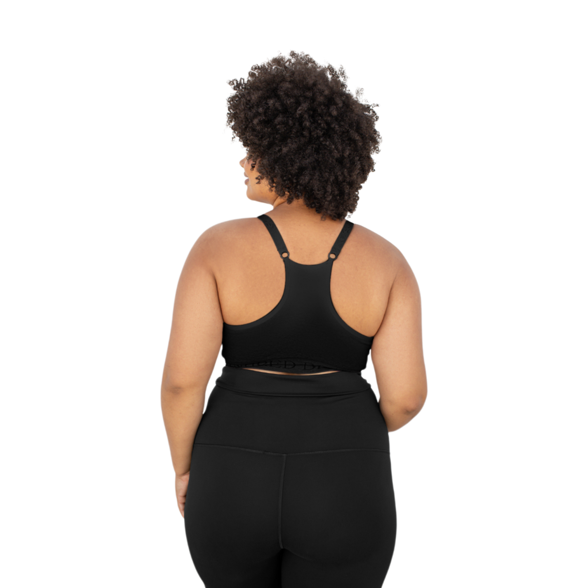 Kindred Bravely Sublime Hands-Free Pumping & Nursing Sports Bra - Black, X-Large Busty.