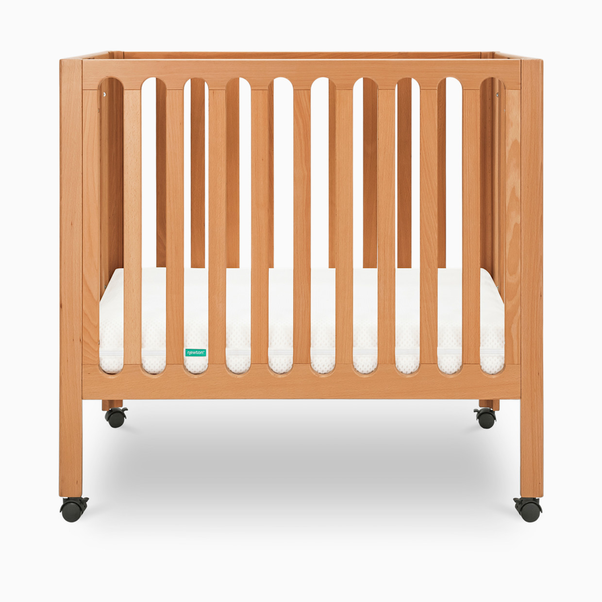 Newton Baby Galileo Mini Crib & Newton Mini Crib Mattress - Chestnut.