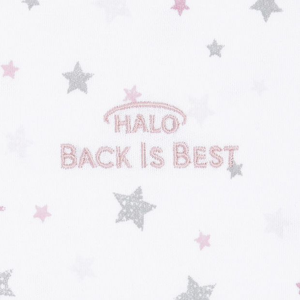 Halo SleepSack Wearable Blanket Cotton - Pink Twinkle, Small.