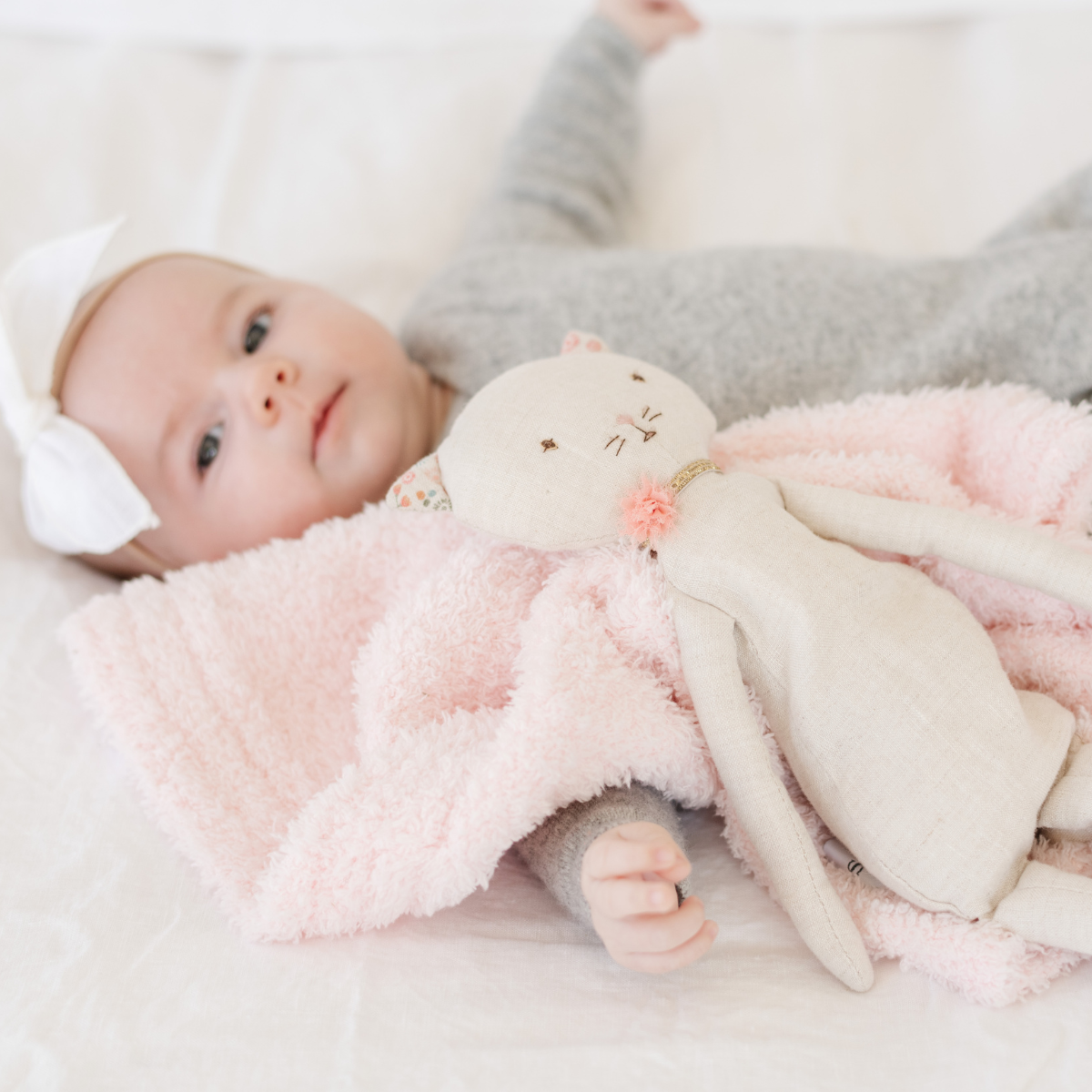 Saranoni Bamboni Mini Blanket Light Pink Babylist Shop