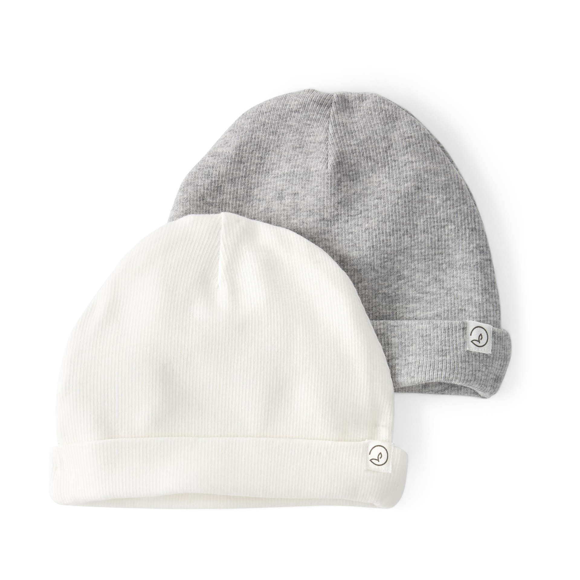 Carter's Little Planet 2-Pack Organic Cotton Rib Caps.