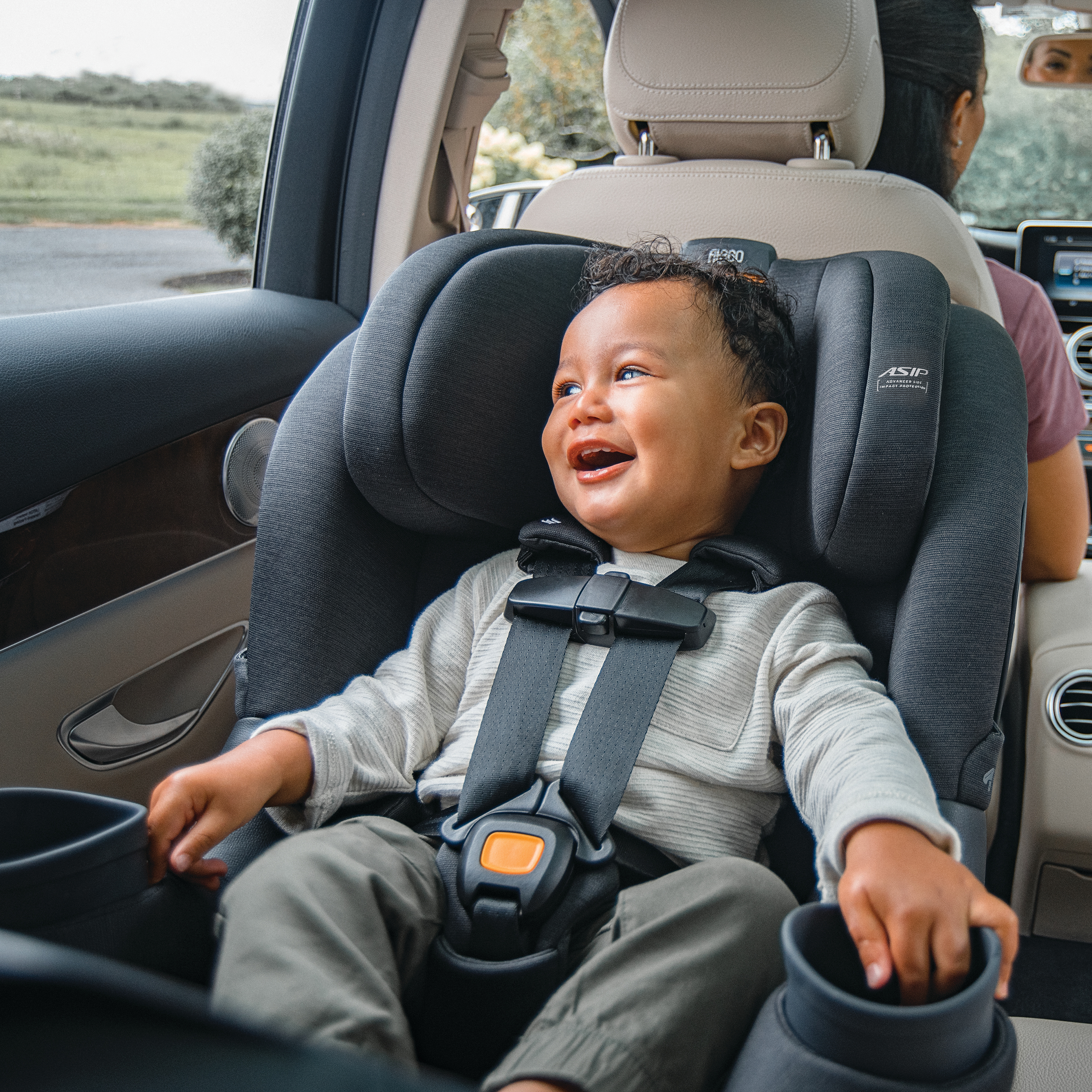 Chicco Fit360 ClearTex Rotating Convertible Car Seat.