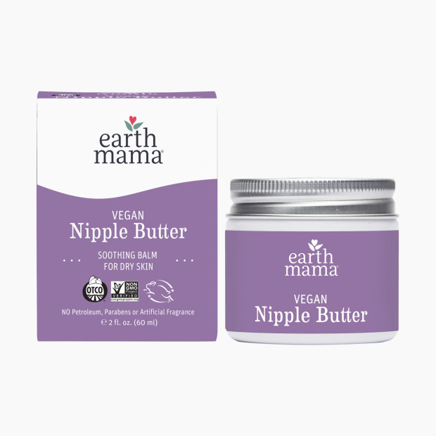 Earth Mama Vegan Nipple Butter - 2 Fl Oz, 1.