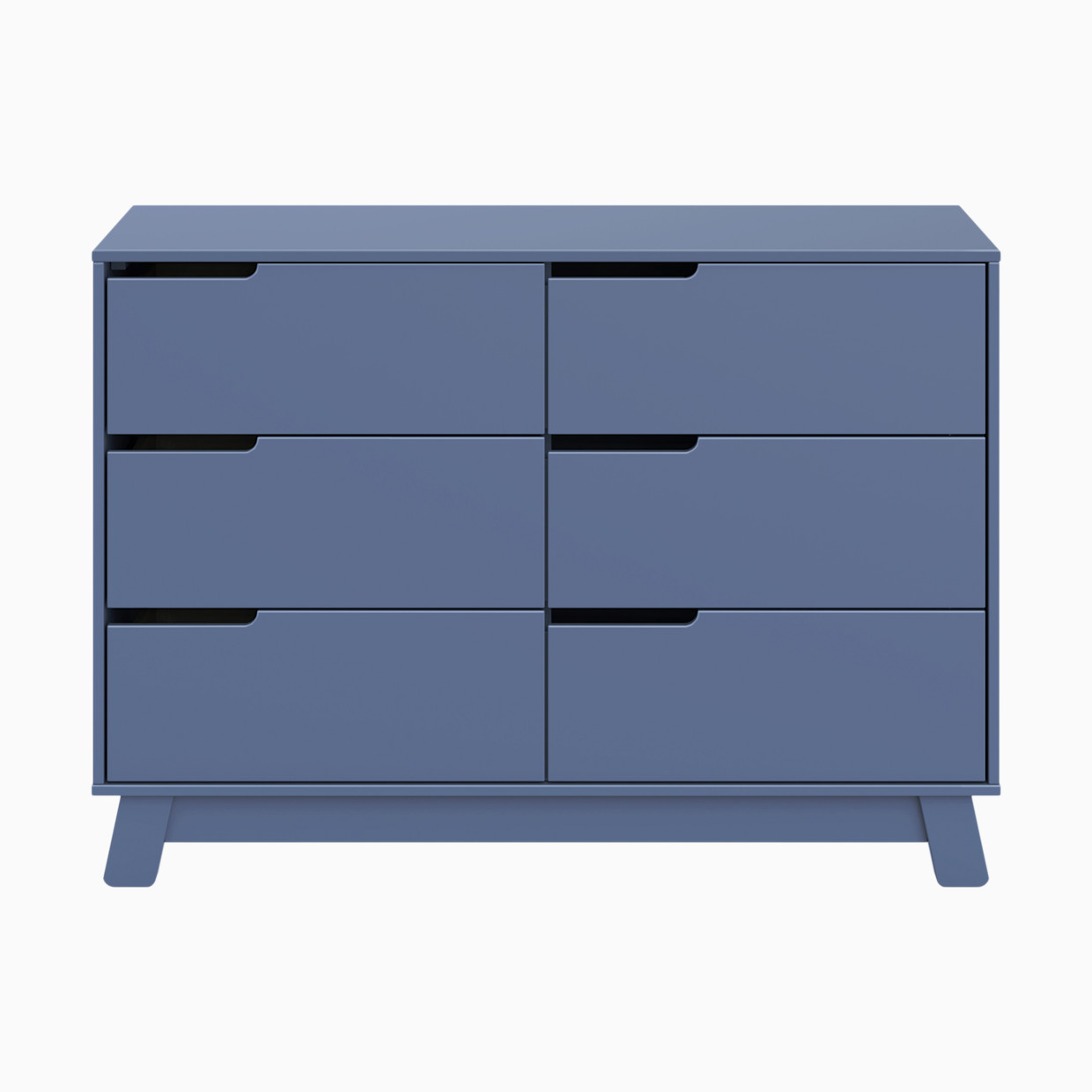 babyletto Hudson 6-Drawer Double Dresser - Cove Blue.