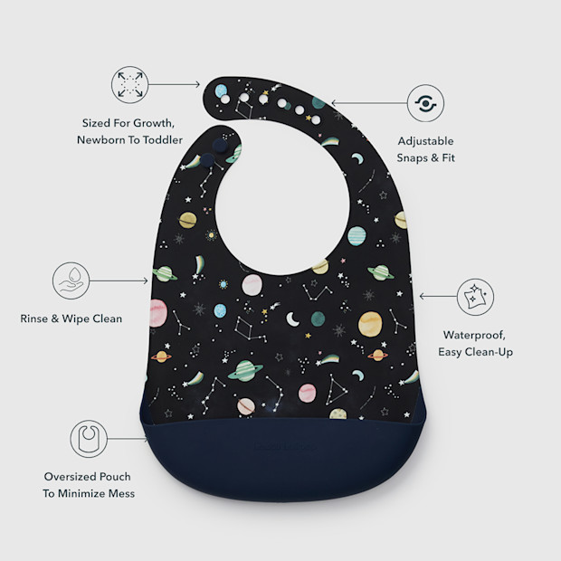 Loulou Lollipop Silicone Printed Bib 2.0.