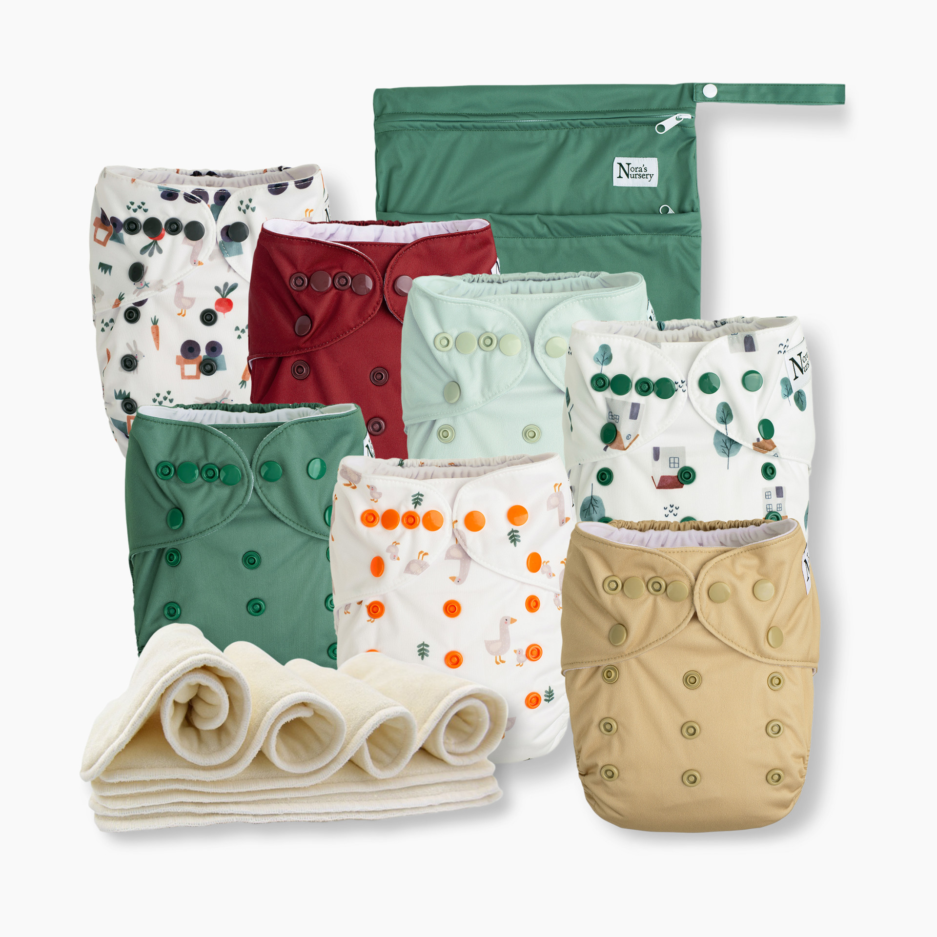 Nora's Nursery Washing Cloth Diaper Inserts Noras Nursery