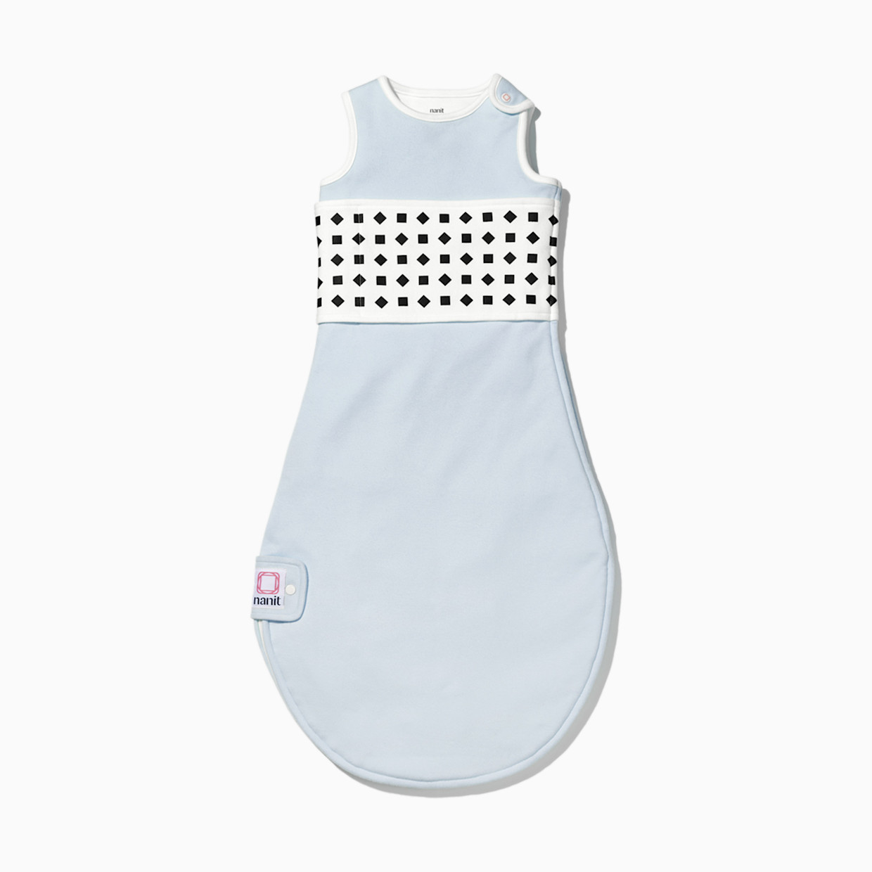 Nanit Breathing Wear Sleeping Bag - Powder Blue, 3-6 Months.