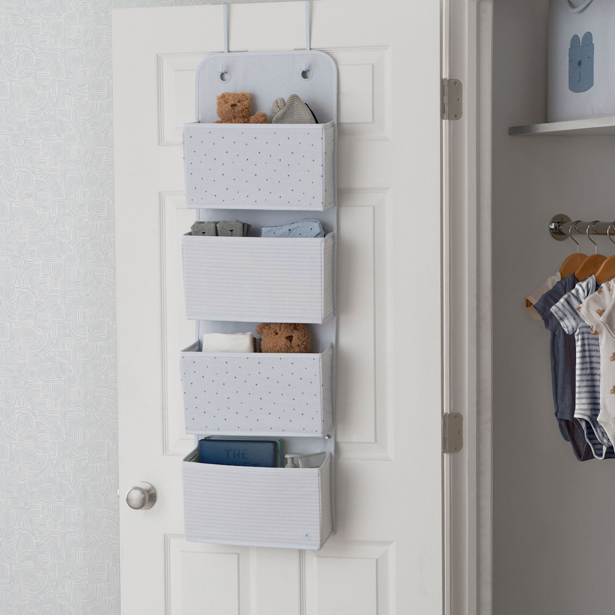 Delta Children babyGap Over the Door Storage Organizer - Blue.