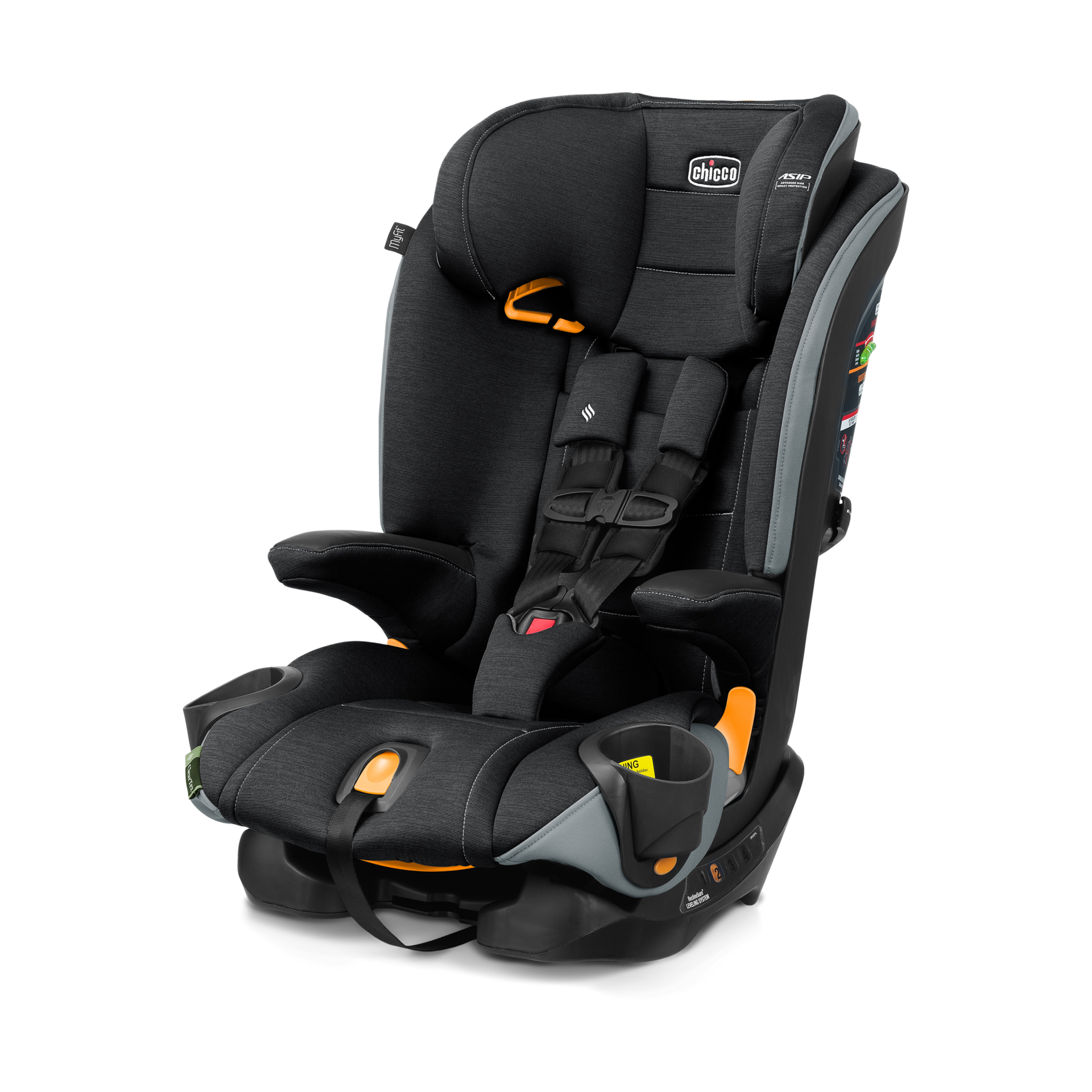 Chicco MyFit ClearTex Harness + Booster Car Seat.