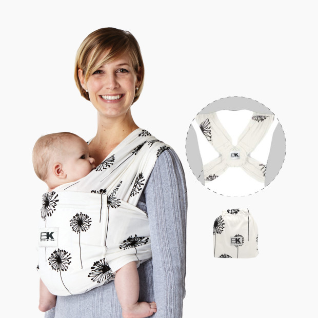 Baby K'tan Print Baby Wrap Carrier - Dandelion, Medium.