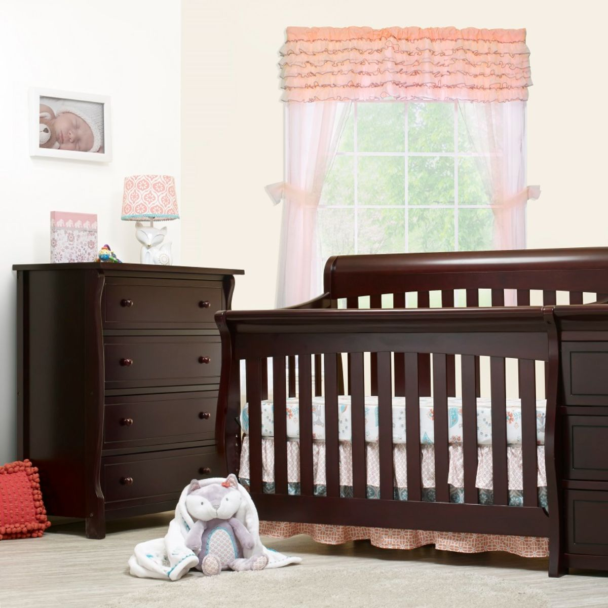 Sorelle Princeton Elite 4 Drawer Dresser - Espresso.