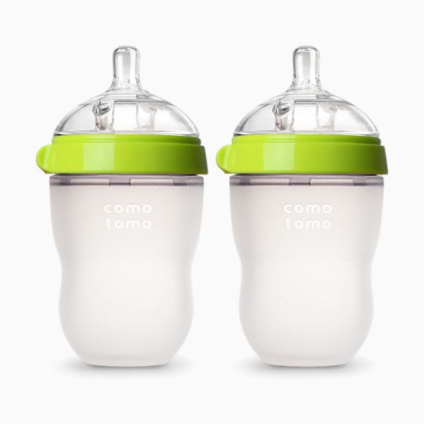 Comotomo Natural Feel Silicone Baby Bottles.