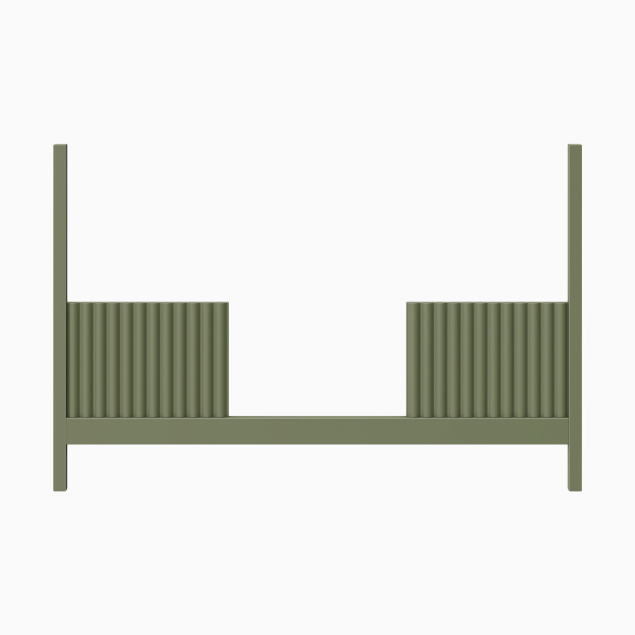 babyletto Moab 3-in-1 Convertible Crib Toddler Bed Conversion Kit - Olive.