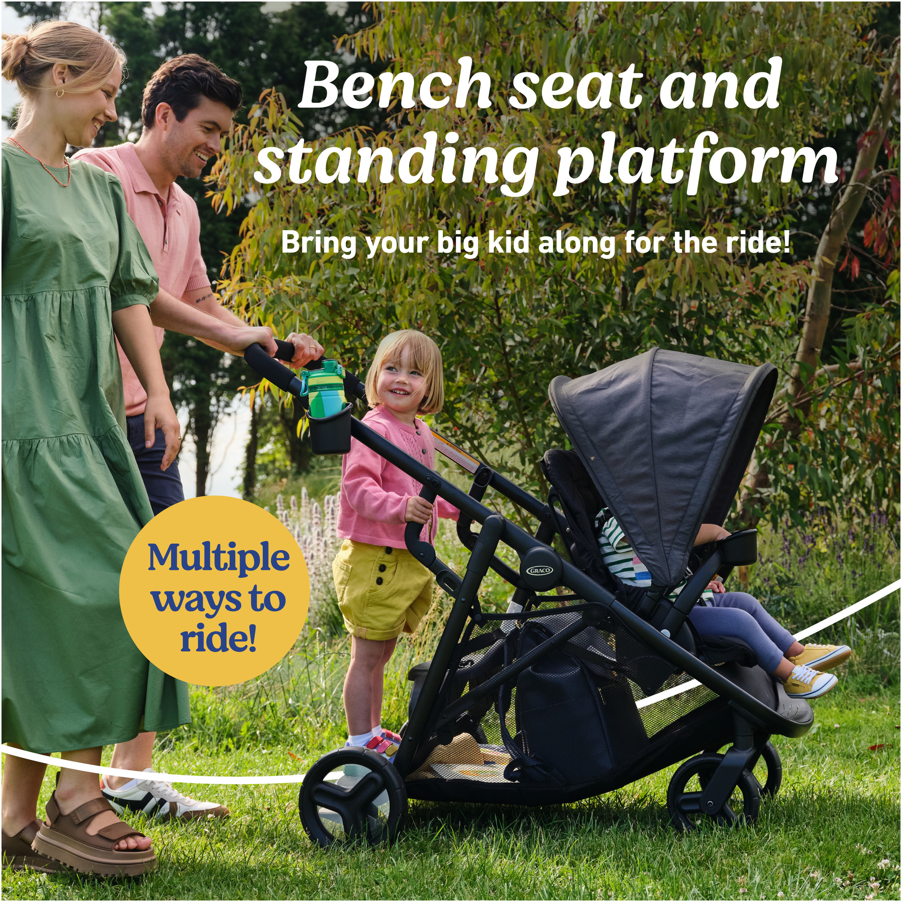 Graco Ready2Grow 2.0 Double Stroller and SnugRide Lite LX Infant Car Seat Twin Bundle.