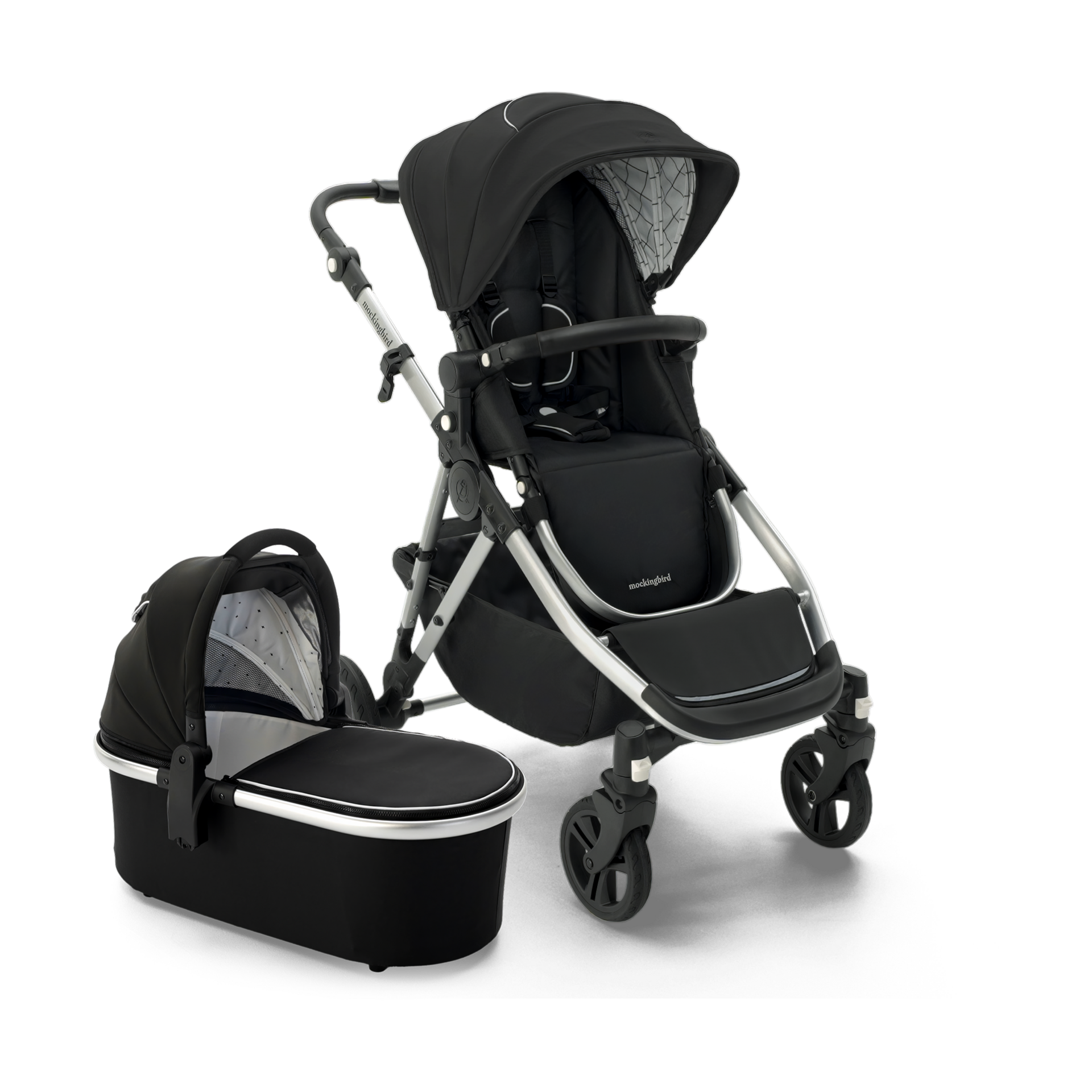 Thumbnail of Black/Windowpane Canopy With Black Leather