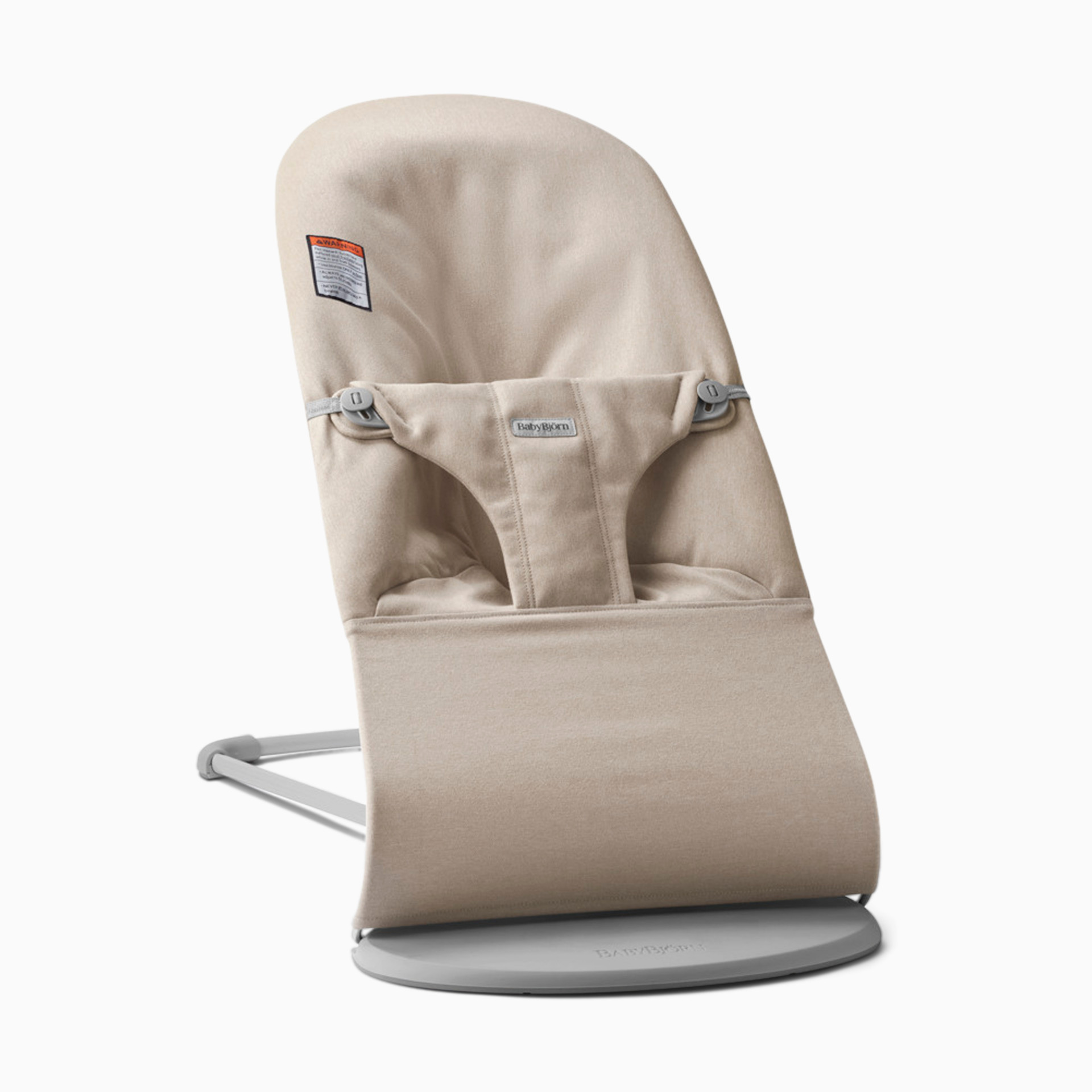 BabyBjörn Bouncer Bliss - Sand Gray Jersey | Babylist Shop