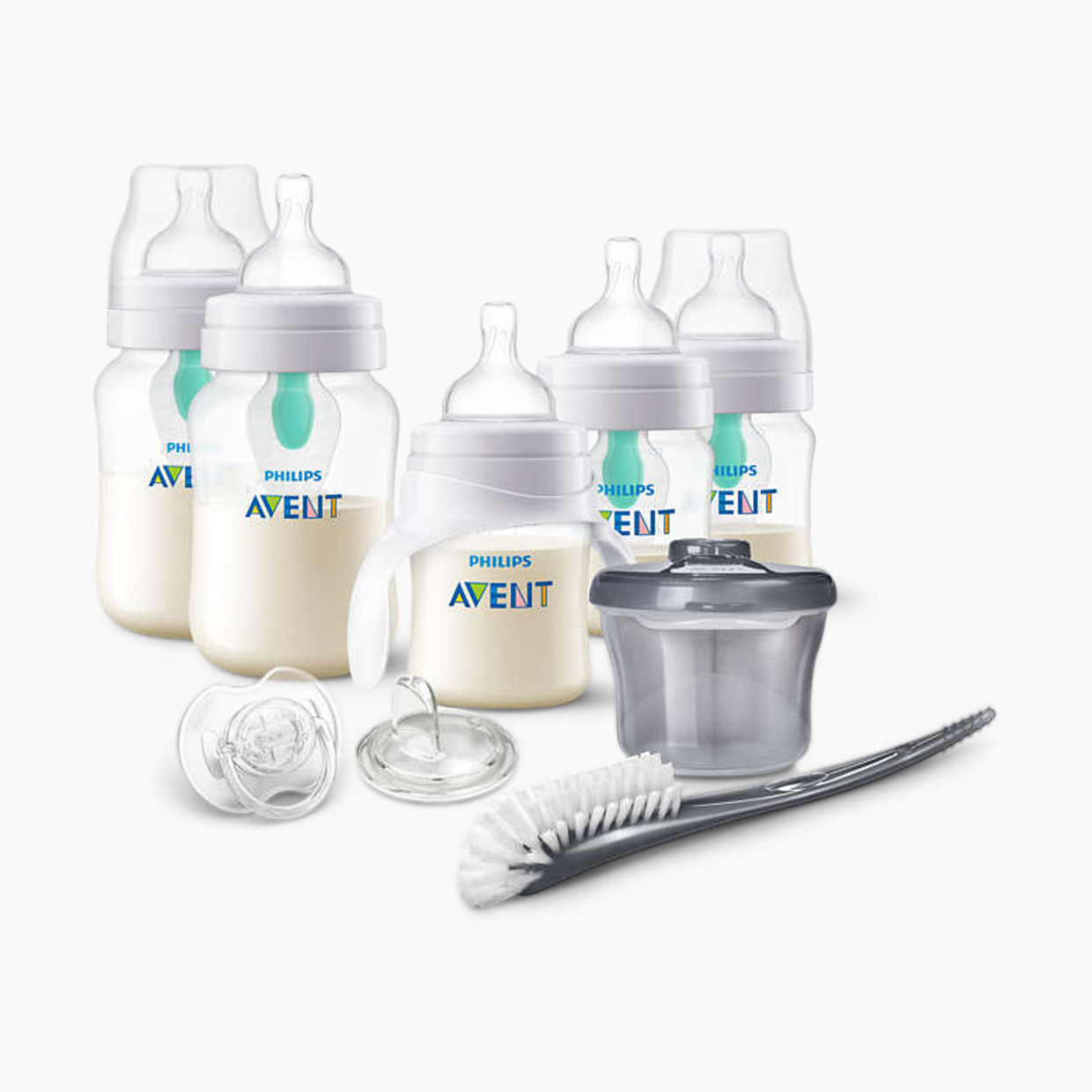 Philips Avent Anti-Colic Bottle With Airfree Vent Newborn Starter Set - White.