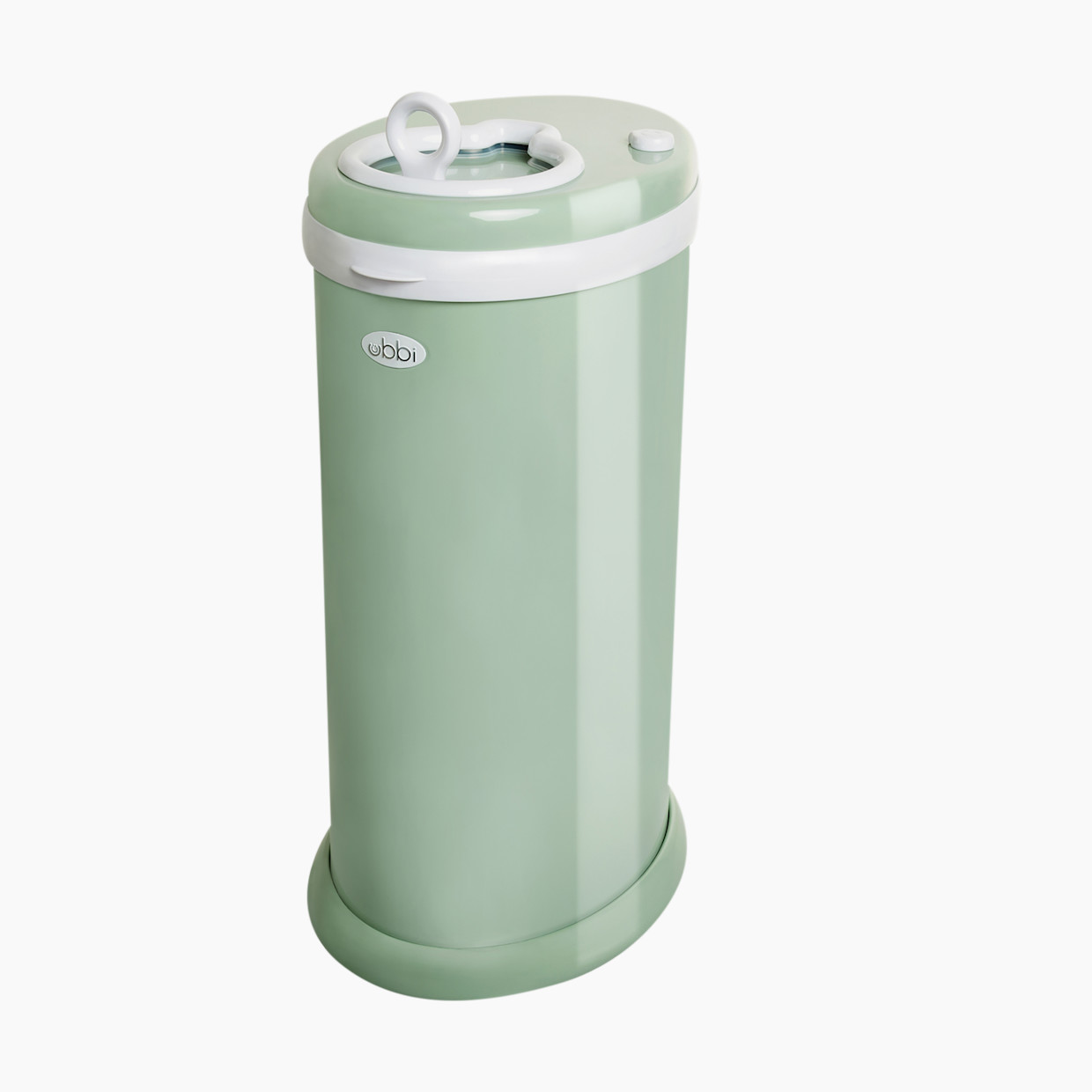 Ubbi Stainless Steel Diaper Pail - Sage.