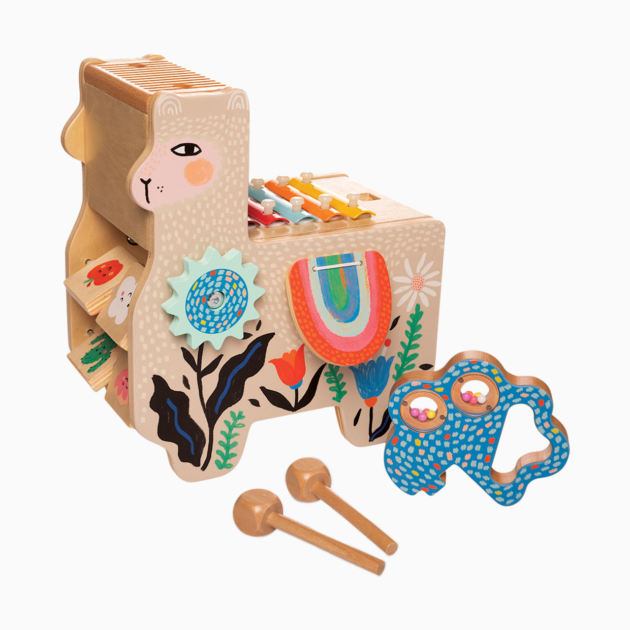 Manhattan Toy Musical Lili Llama Wooden Toy.