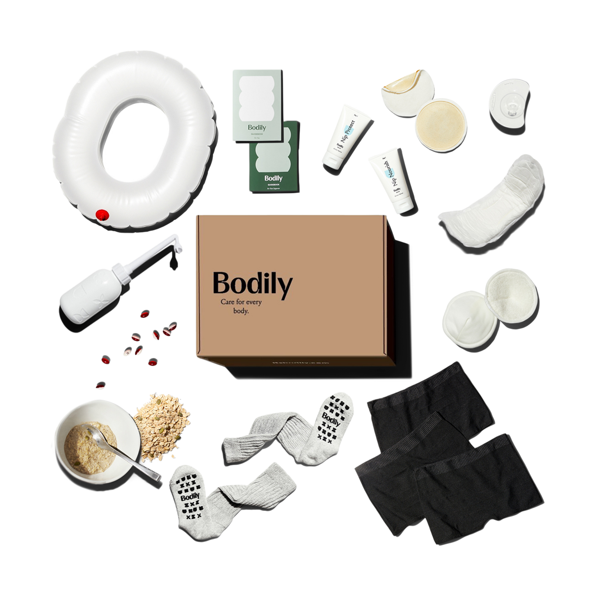 Bodily Care for Birth Box - White.