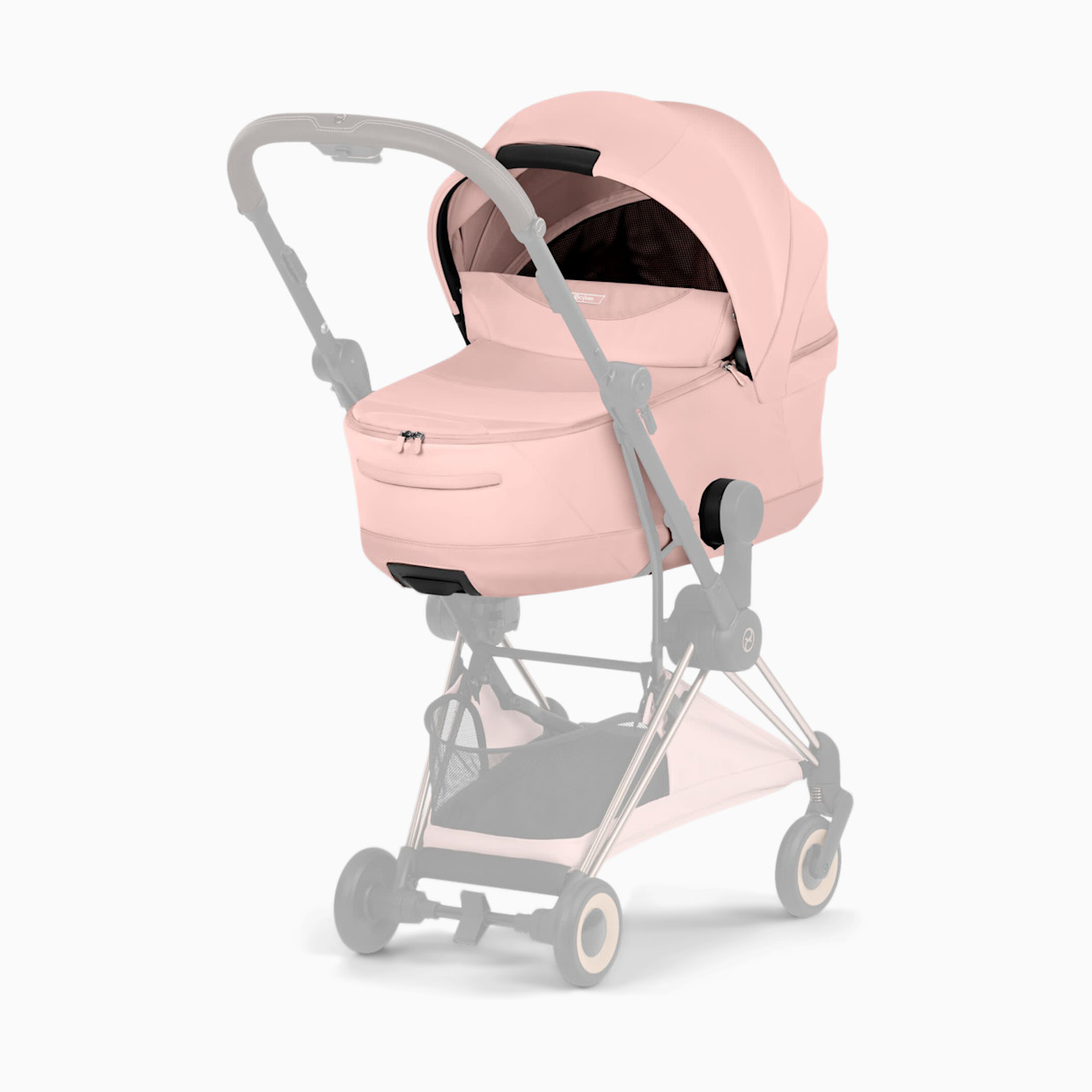 Cybex MIOS/COYA Fold Lux Carry Cot Style Collection - Peach Pink.