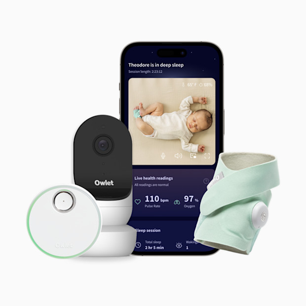 Owlet Dream Duo 2 Smart Baby Monitor - Mint.