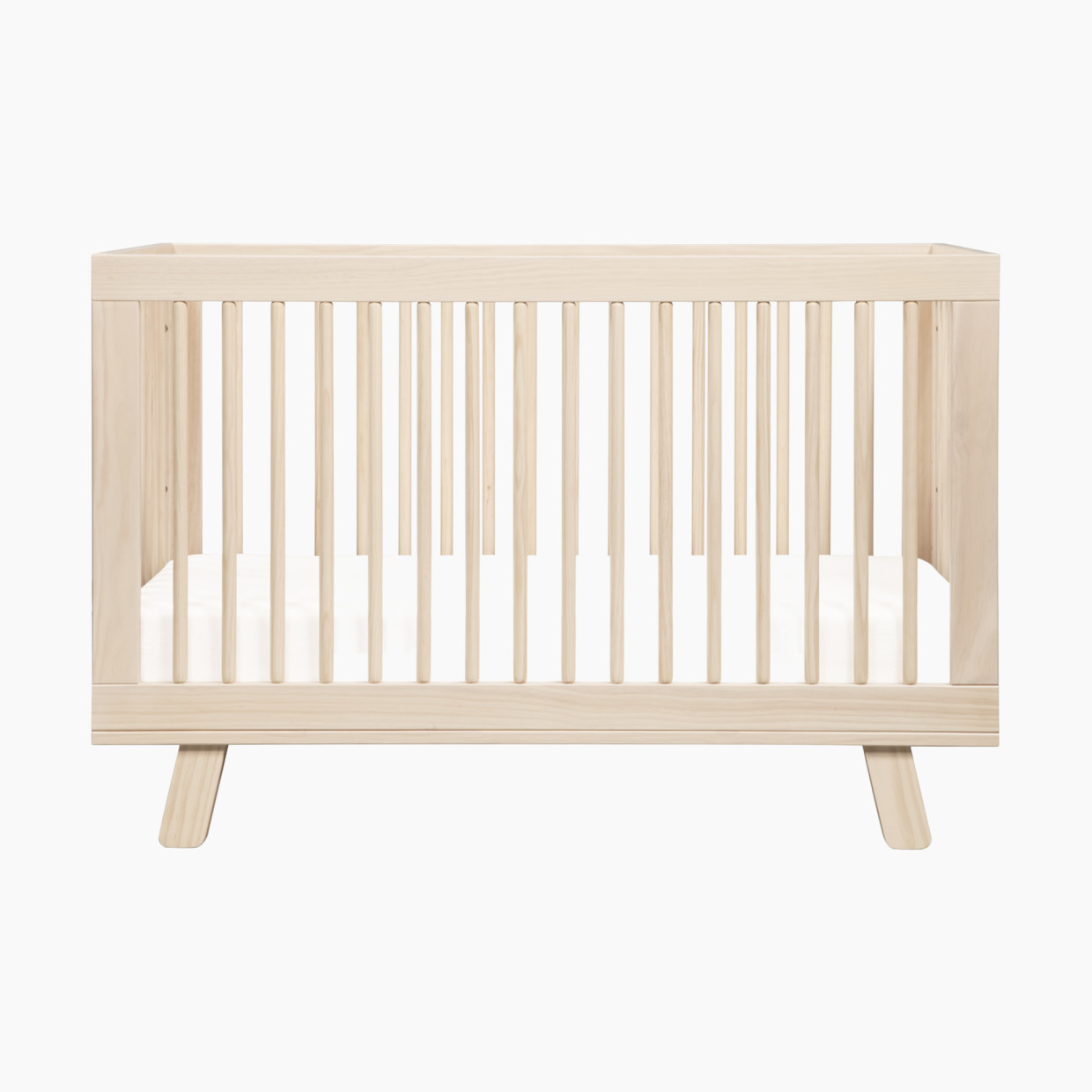 babyletto Hudson 3-in-1 Convertible Crib with Toddler Bed Conversion Kit - Washed Natural.