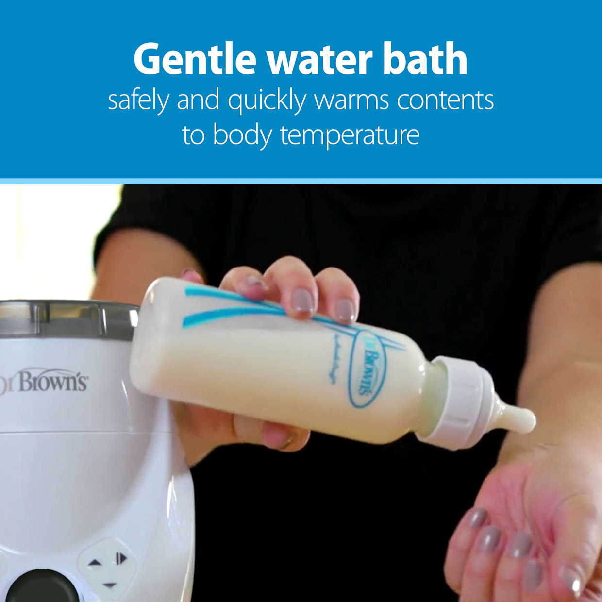 Dr. Brown's MilkSpa Breast Milk and Bottle Warmer.