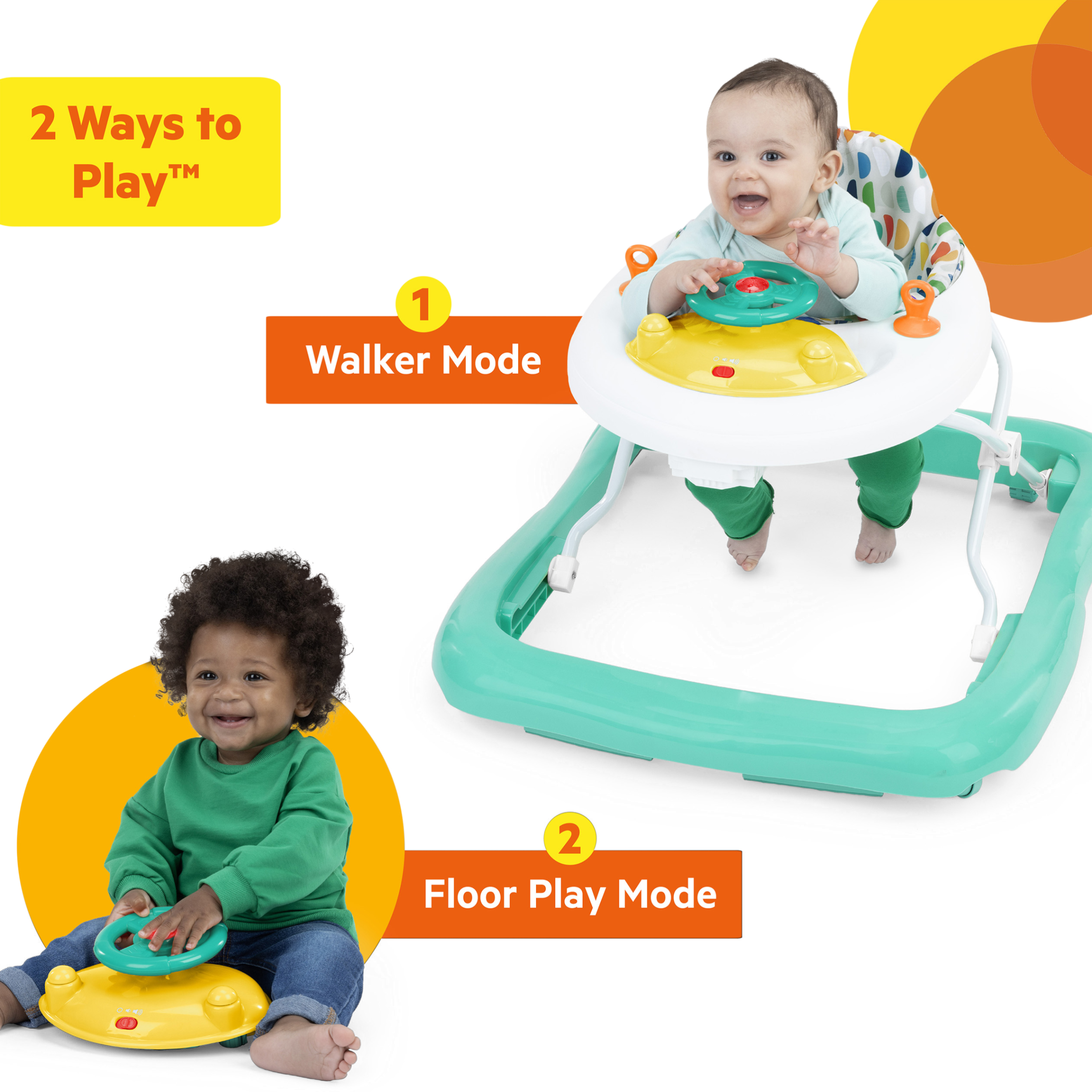 Bright Starts Ready to Roll Lights & Sounds Walker.