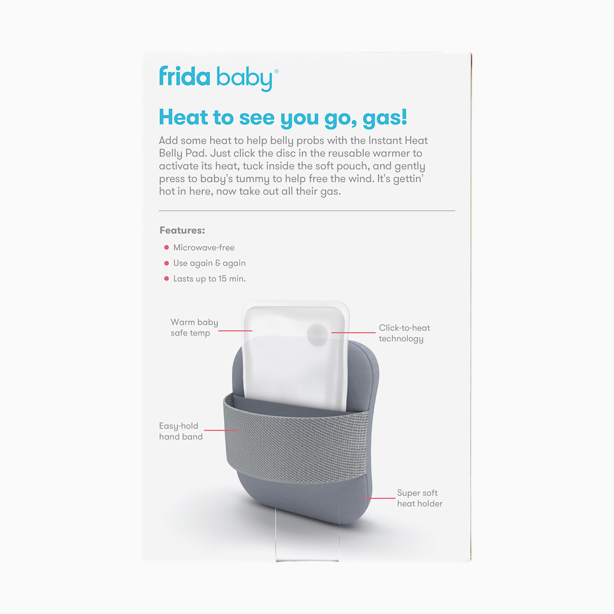 Frida Baby Tummy Tamer Heat Warmer - Grey.